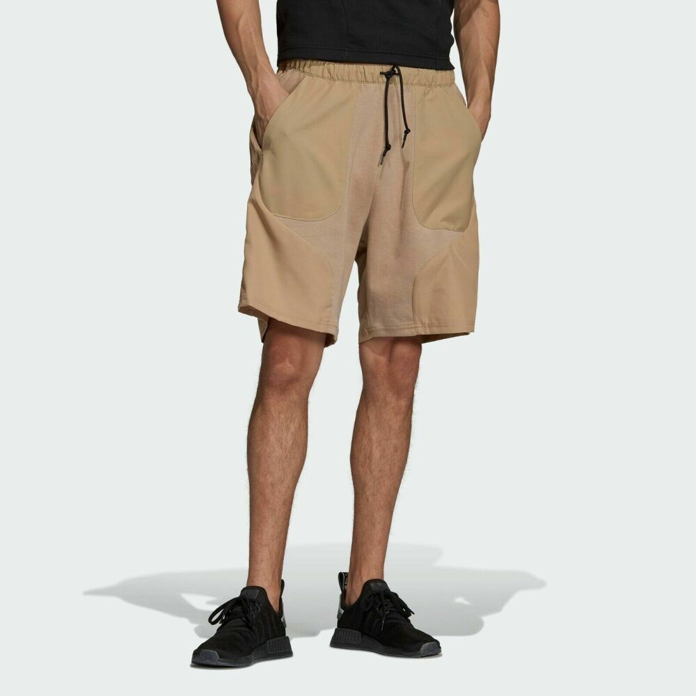 Adidas Originals 90s NWT Shorts Mens Khaki Solid Summer Active Wear S